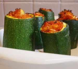 Courgettes farcies végétariennes
