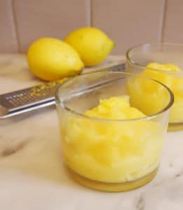 verrines au citron