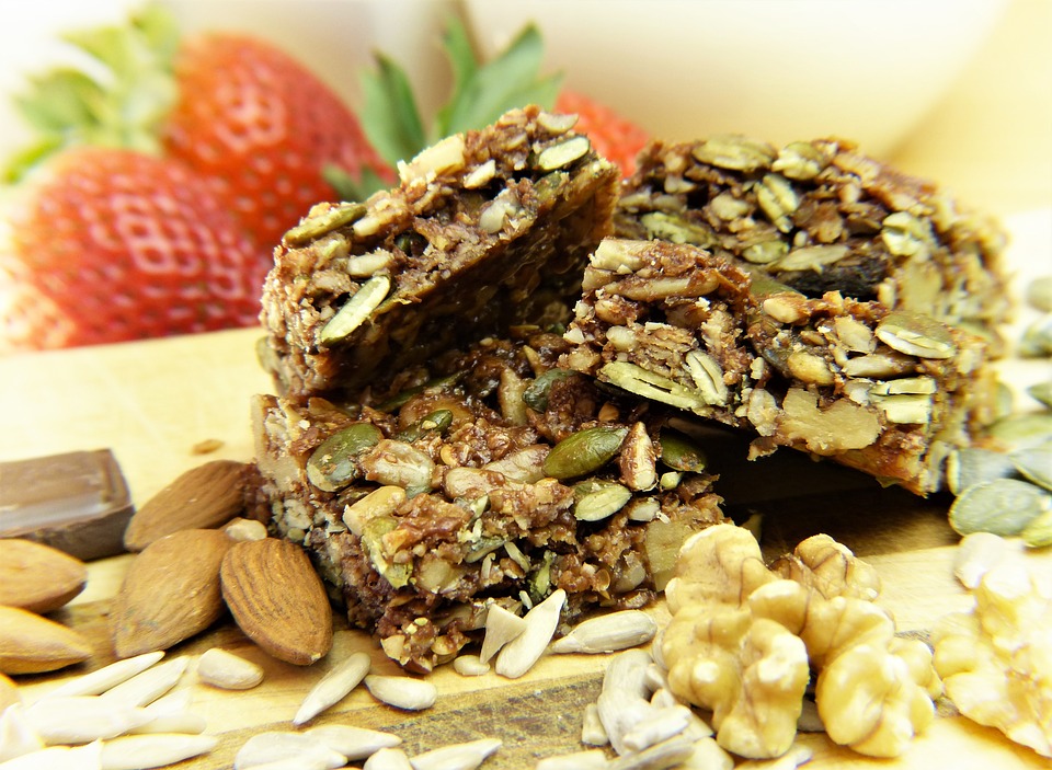 course à pied et alimentation