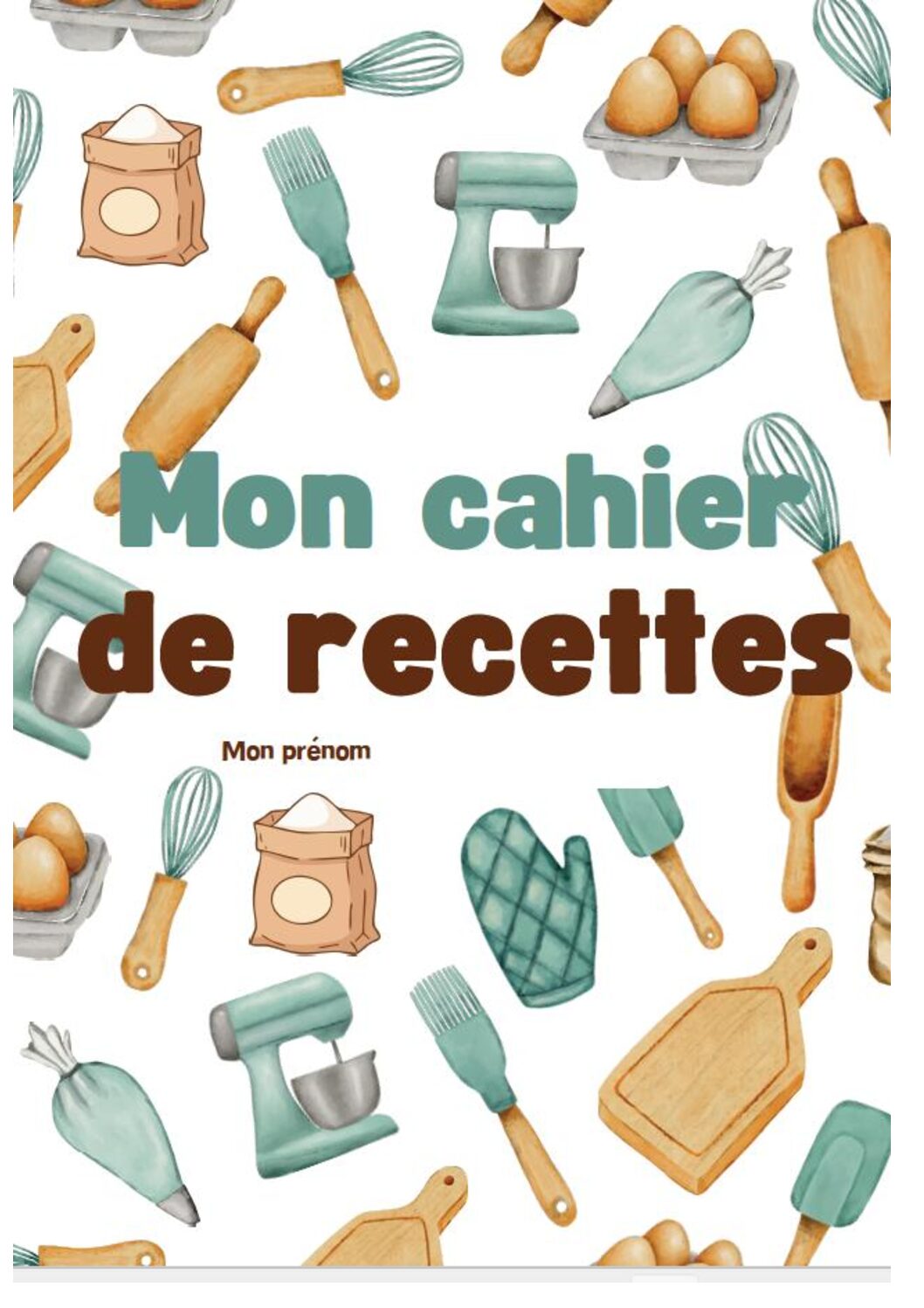 Recettes illustrées pour les bambins
