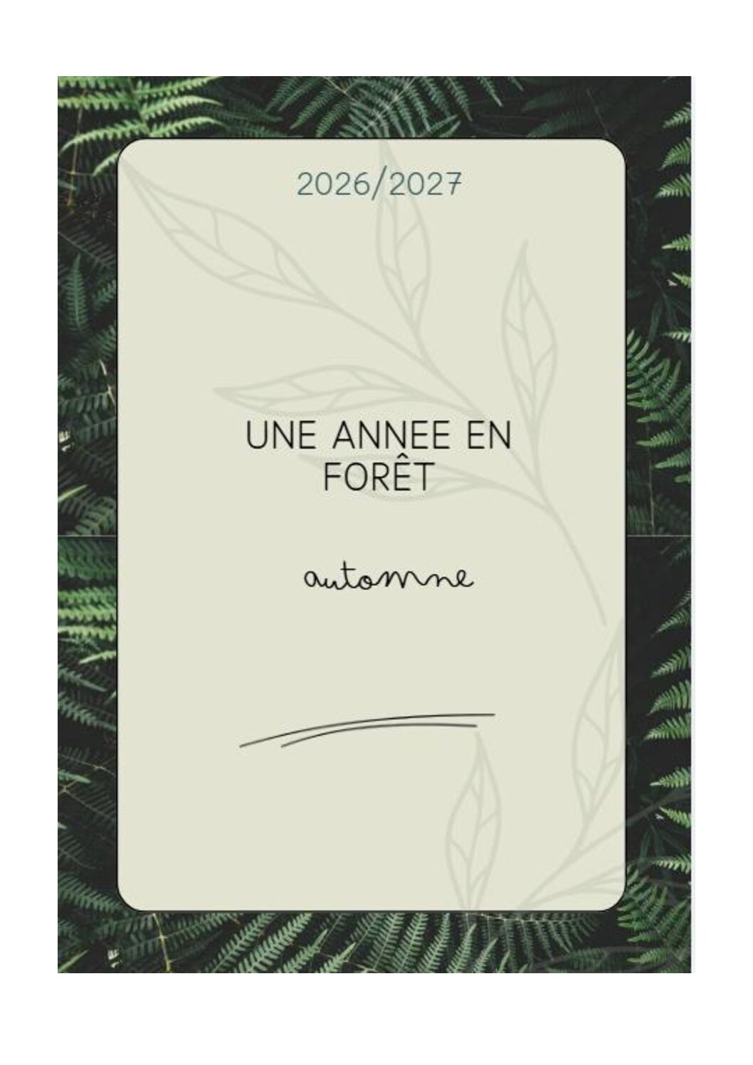MON CARNET D’AUTOMNE :  Observer, comprendre et s’émerveiller de la nature